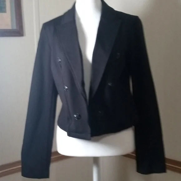 Cynthia Rowley Classic Black Blazer, Office, Professional, - Picture 5 of 9